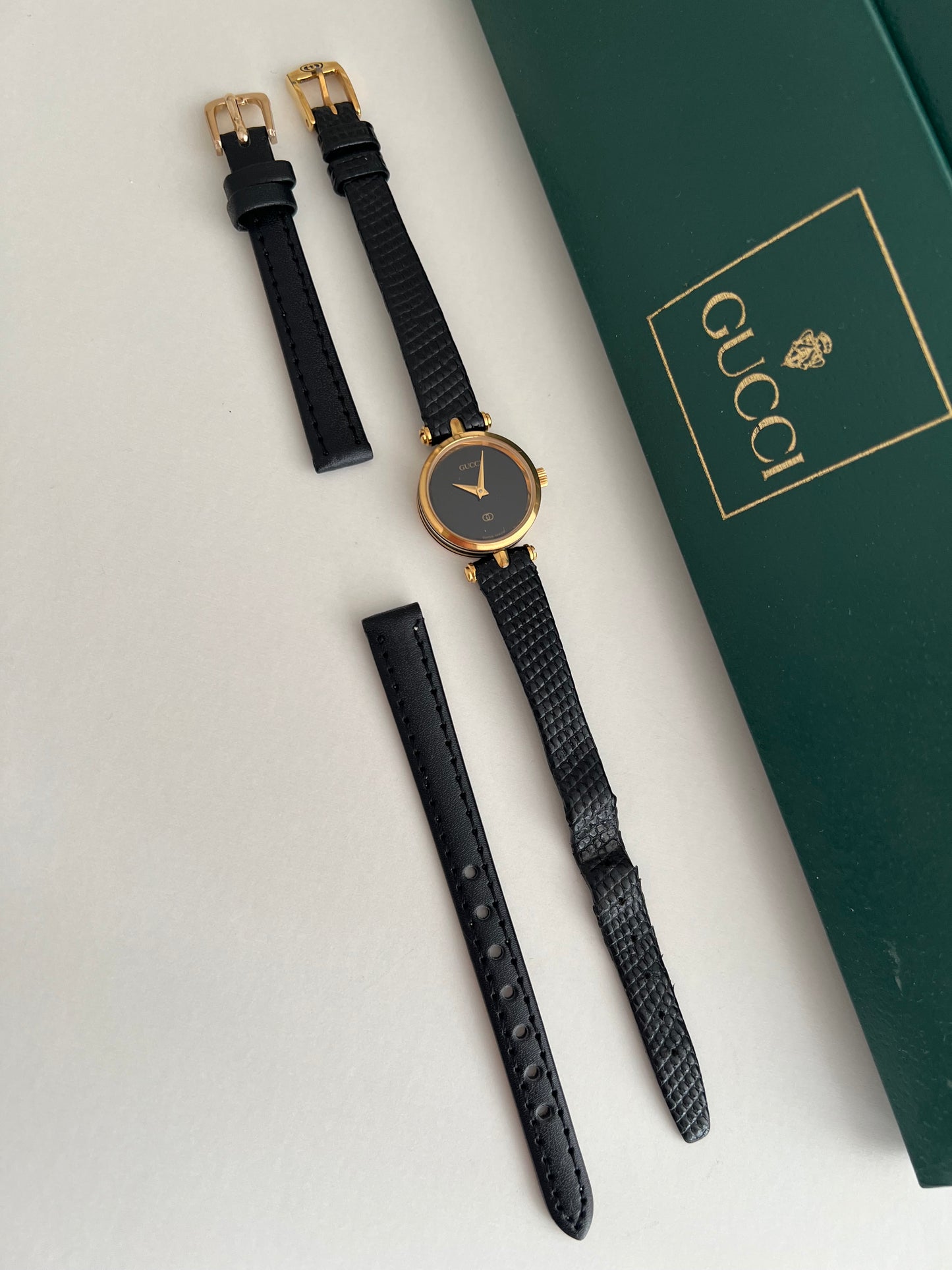 Gucci Sherry Line Black Dial Women's Watch