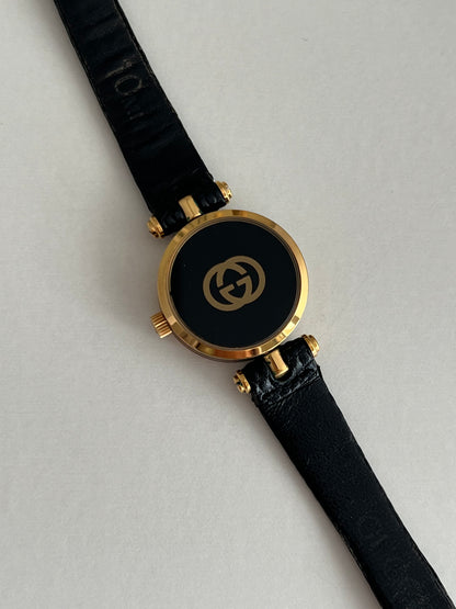 Gucci Sherry Line Black Dial Women's Watch