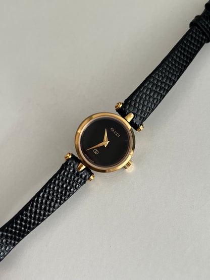 Gucci Sherry Line Black Dial Women's Watch