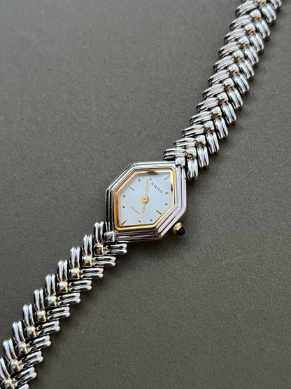 Rado Triple Case Two Toned Sculpted Woman's Watch