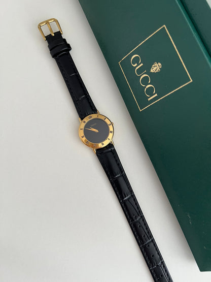 Gucci Roman Bezel Black Dial Women’s Watch
