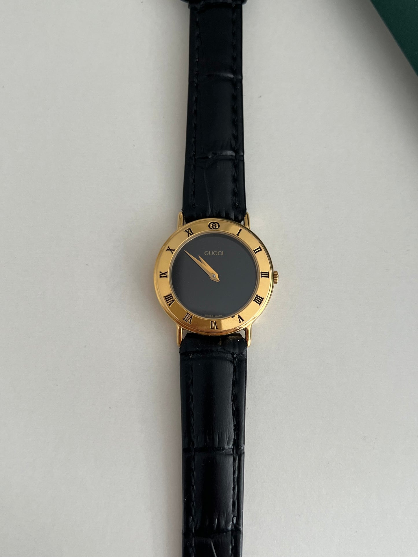 Gucci Roman Bezel Black Dial Women’s Watch