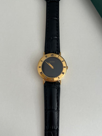 Gucci Roman Bezel Black Dial Women’s Watch
