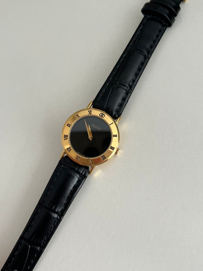 Gucci Roman Bezel Black Dial Women’s Watch