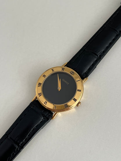 Gucci Roman Bezel Black Dial Women’s Watch