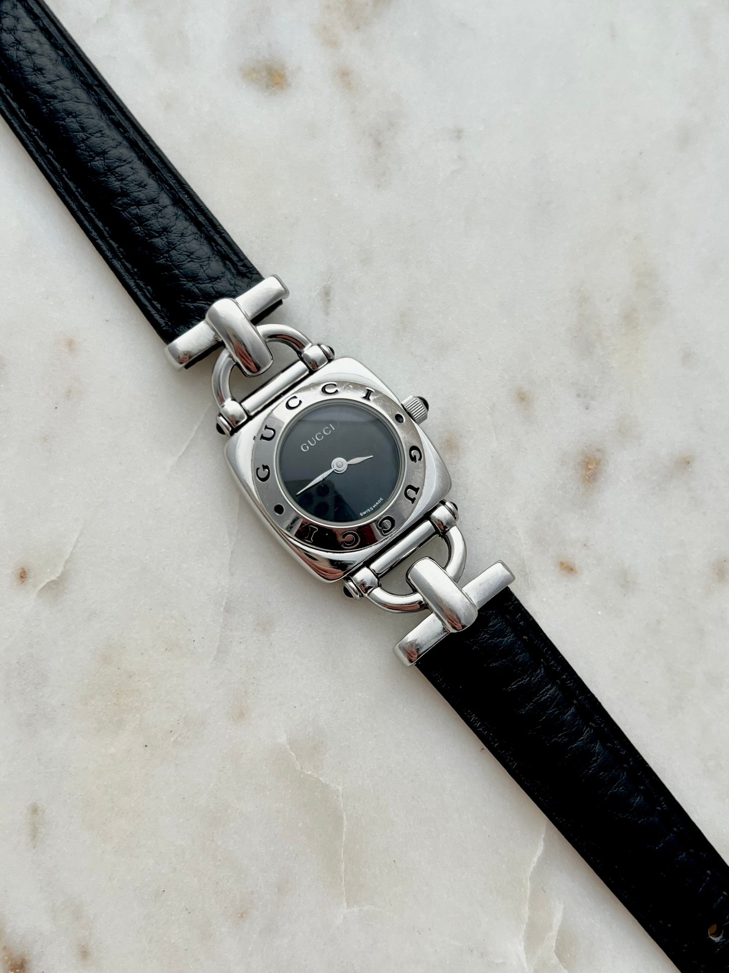 Gucci Horsebit Women's Watch Black Dial 6300L