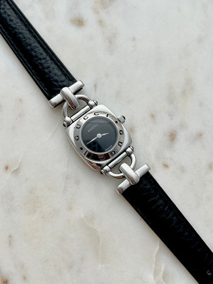 Gucci Horsebit Women's Watch Black Dial 6300L