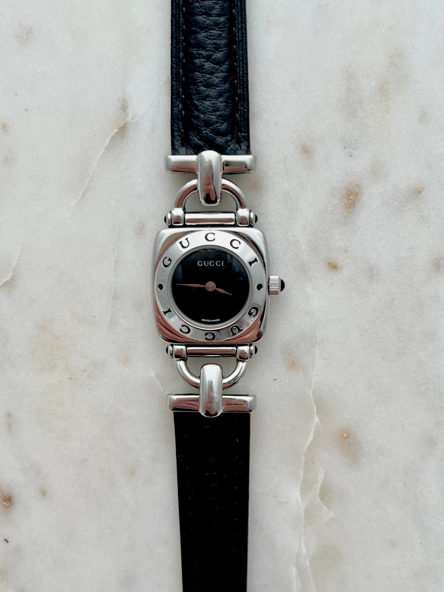 Gucci Horsebit Women's Watch Black Dial 6300L