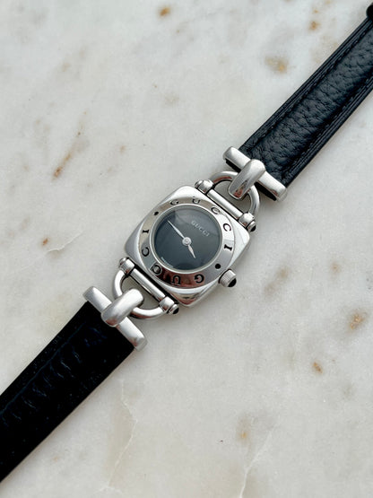 Gucci Horsebit Women's Watch Black Dial 6300L