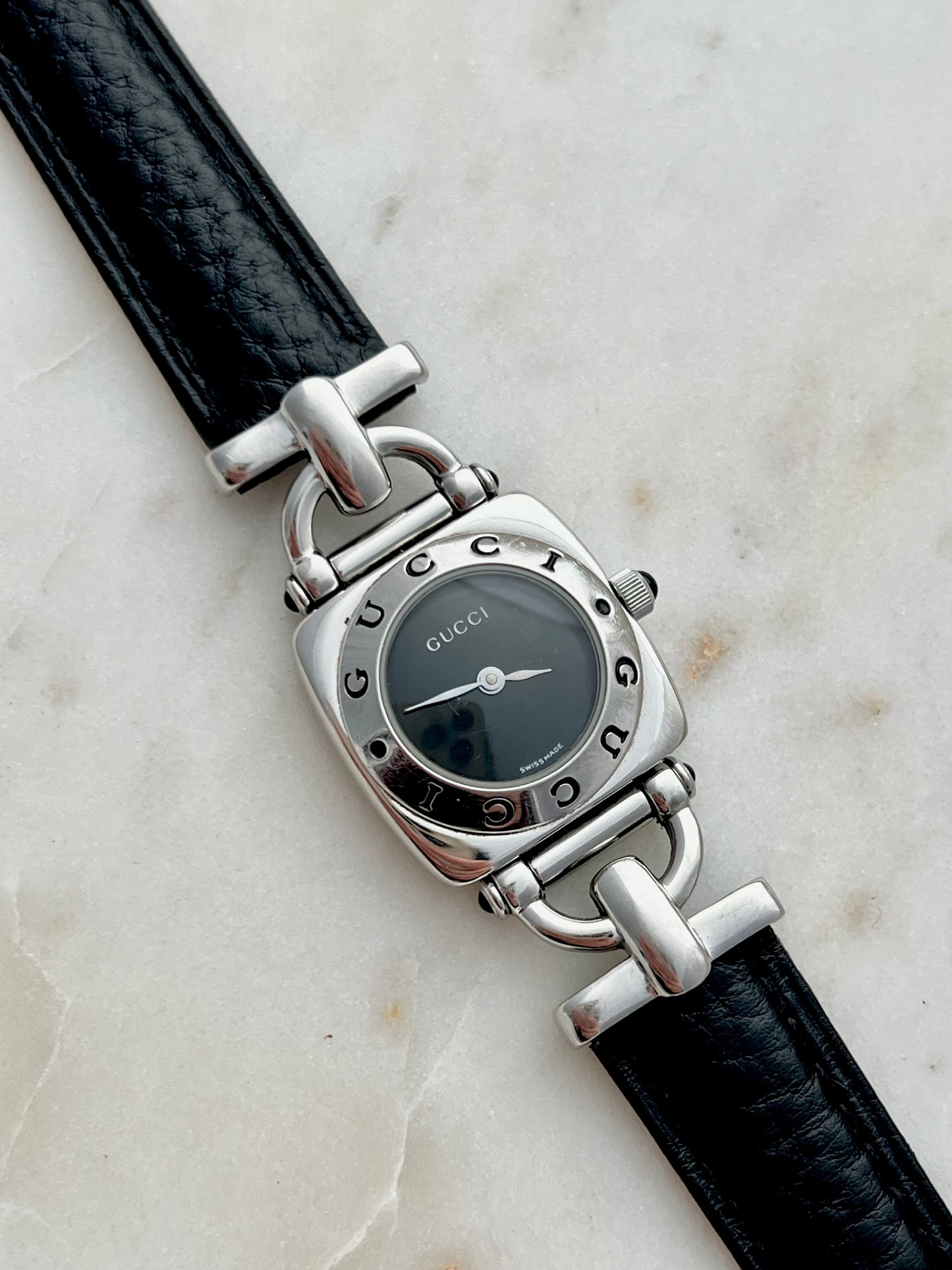 Gucci Horsebit Women's Watch Black Dial 6300L