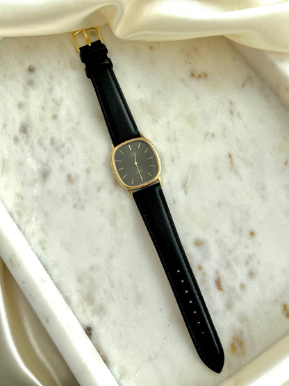 Omega De Ville Sunburst Anthracite Dial Gold Tone Unisex Watch