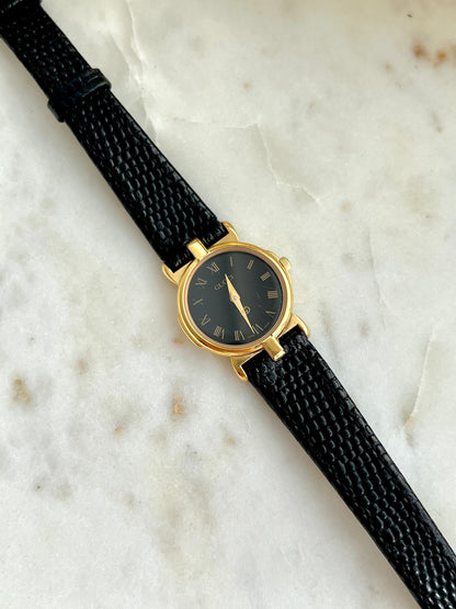 Gucci Black Dial Roman Womens Watch