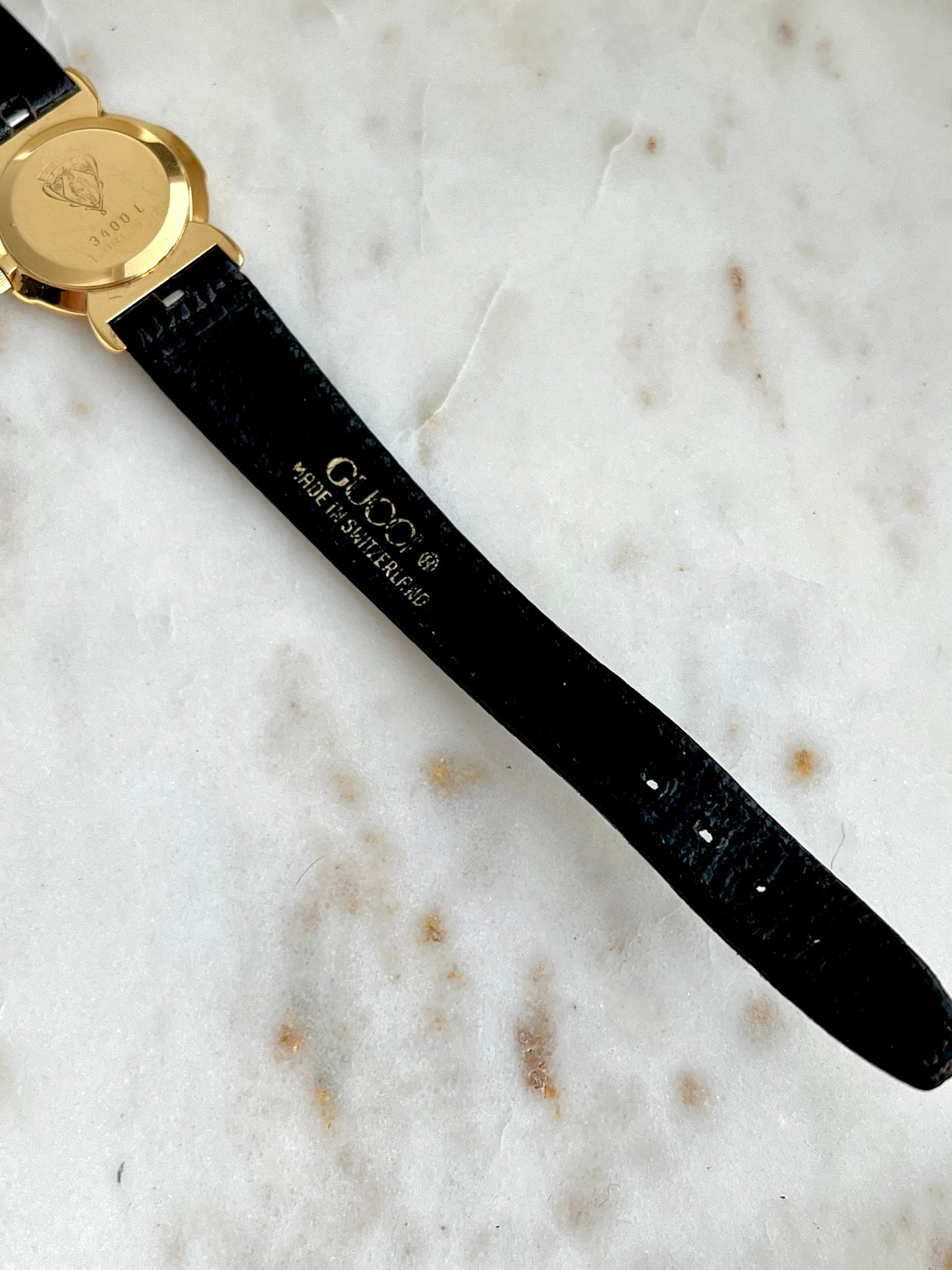 Gucci Black Dial Roman Womens Watch