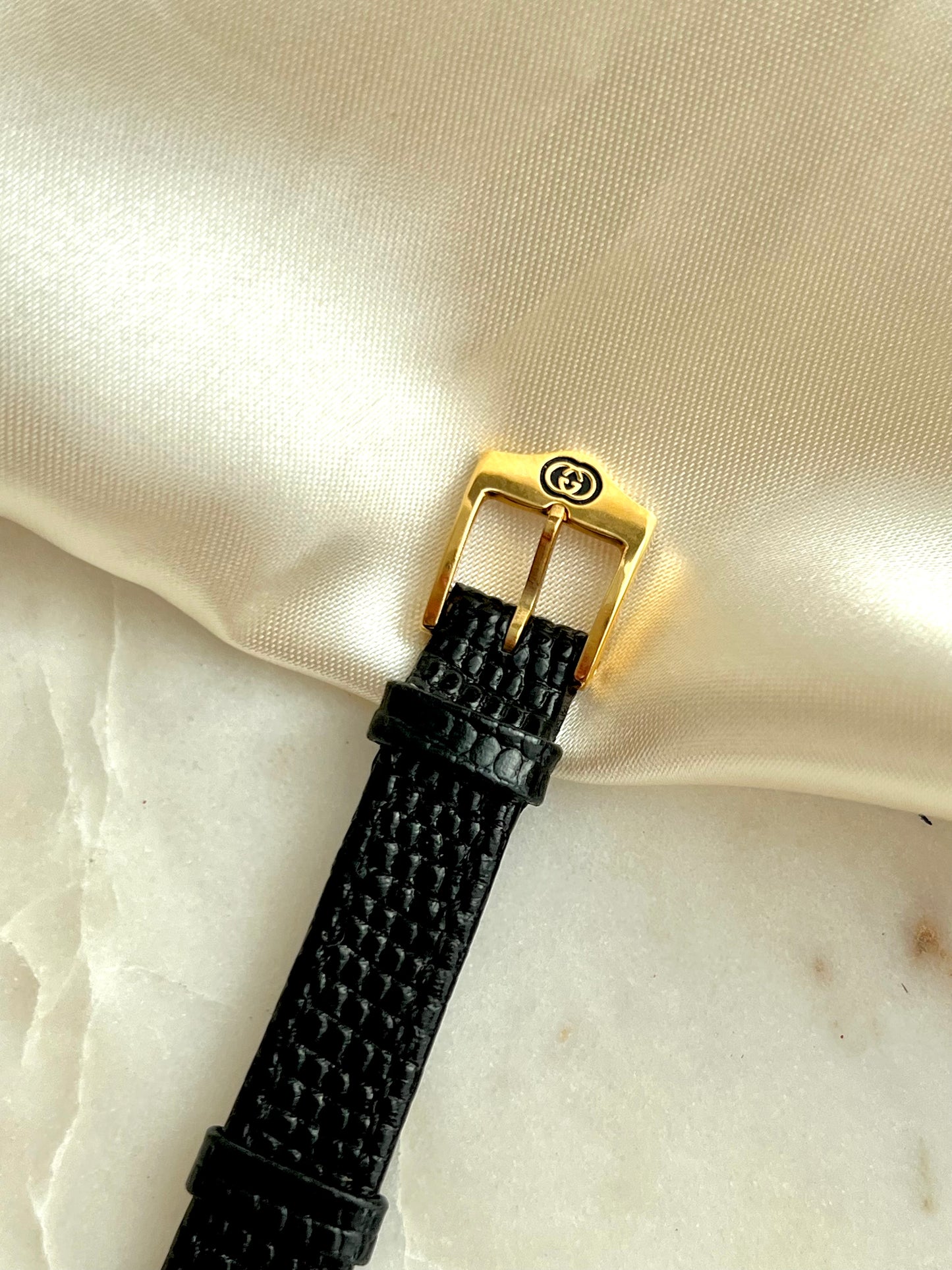 Gucci Black Dial Roman Womens Watch
