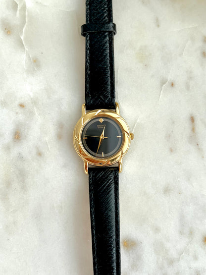 Seiko Petal Case Gold Tone Women's Watch