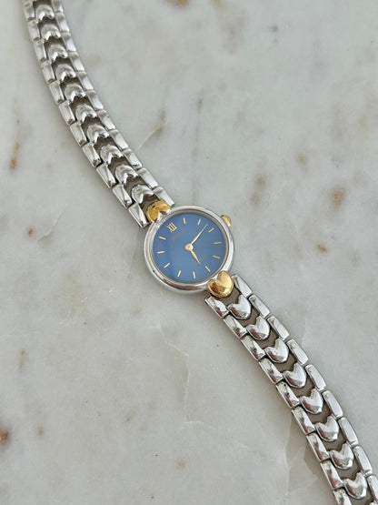 Seiko Tisse Blue Dial Heart Bracelet Women’s Watch
