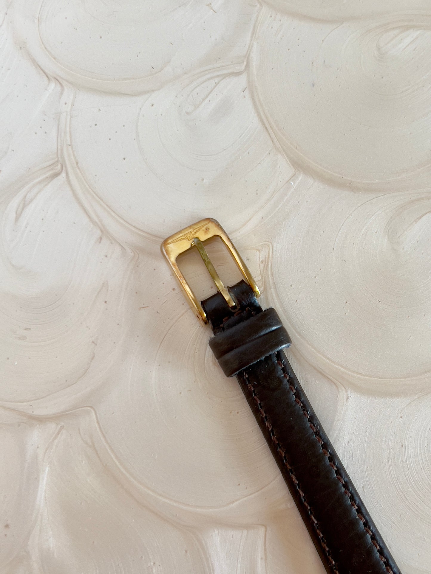 Longines Gold Toned Cushion Case Woman's Watch