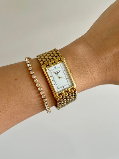 Longines Flagship White Dial Rice Bracelet Unisex Watch