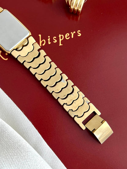 Longines Mother of Pearl Sculpted Bracelet Watch