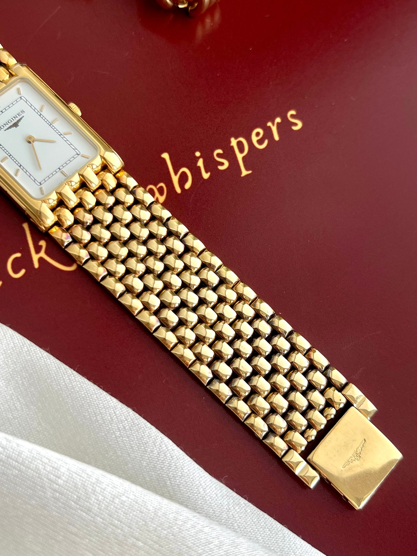 Longines Flagship White Dial Rice Bracelet Unisex Watch