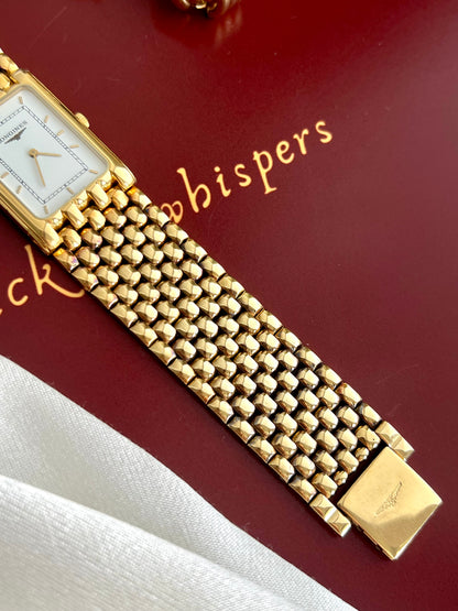 Longines Flagship White Dial Rice Bracelet Unisex Watch