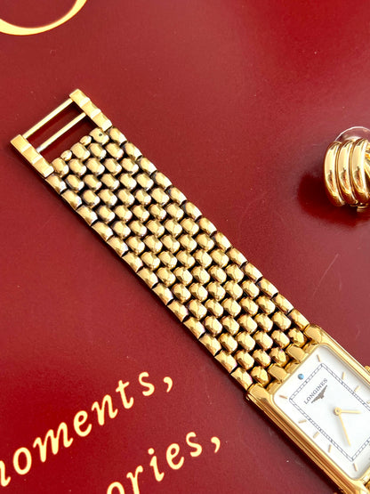 Longines Flagship White Dial Rice Bracelet Unisex Watch