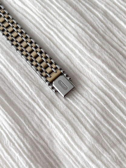 Longines Tank Women's Watch with Two Tone Bracelet