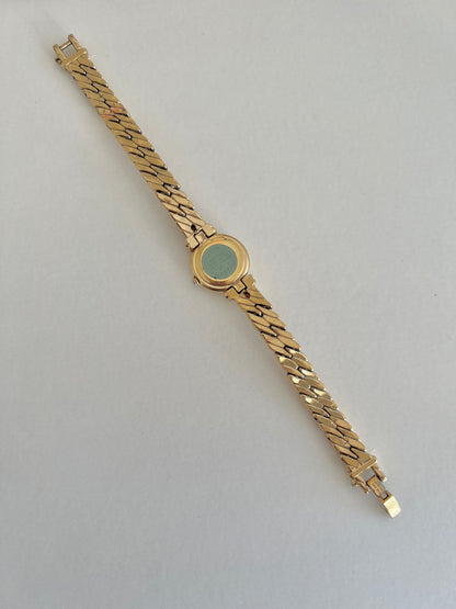 Seiko Exceline Gold Tone Red Accent Women's Watch