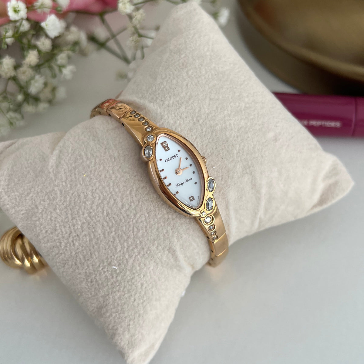 Orient Lady Rose Mother of Pearl Crystal Women’s Watch