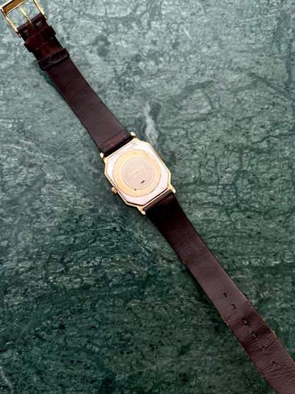 Rado Gold Contour Ladies Watch with Diamond Markers