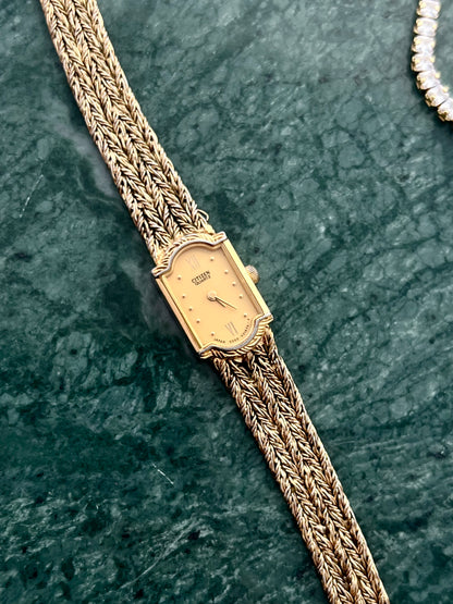 Citizen Braided Gold Tank Ladies Watch