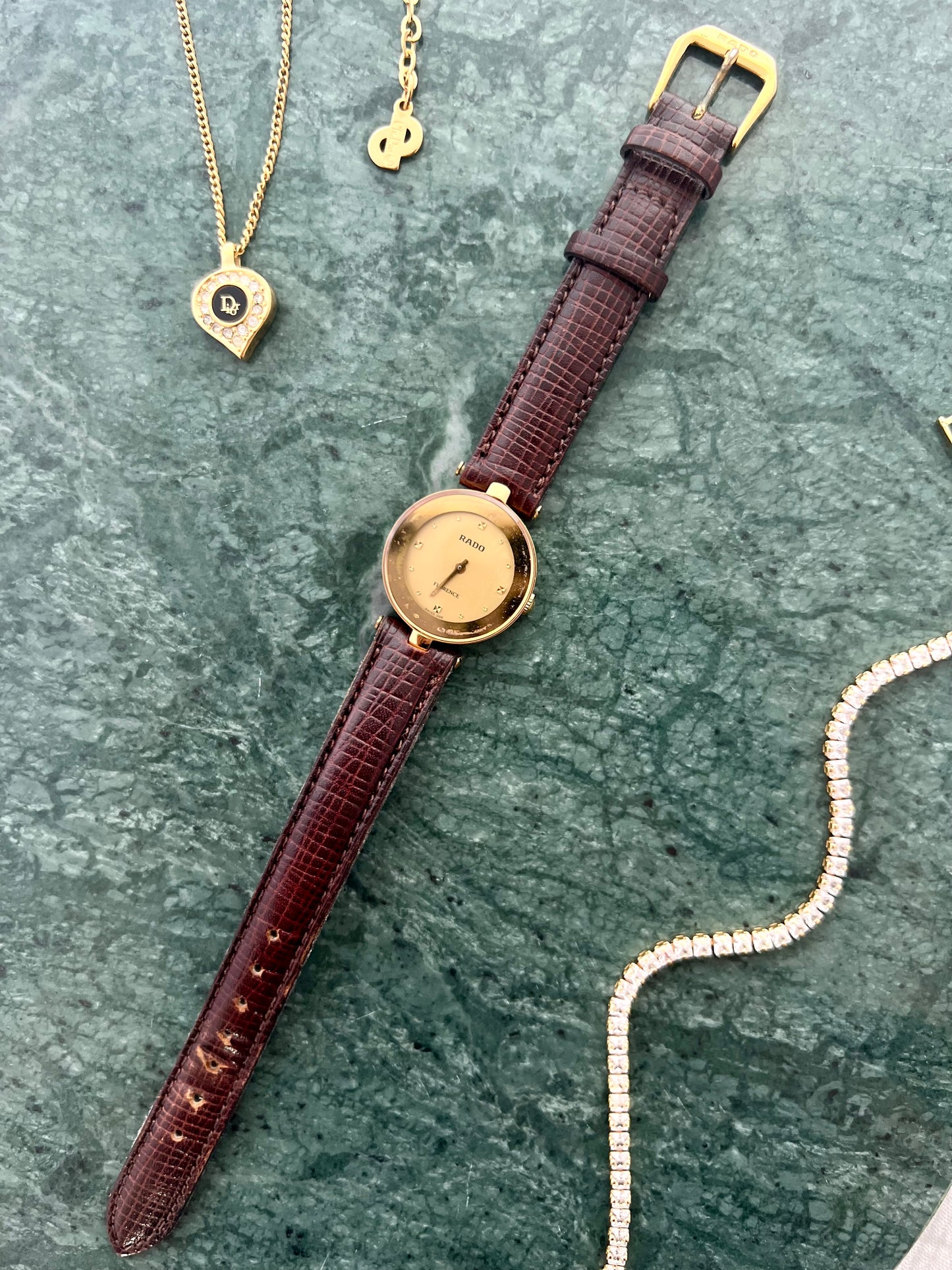 Rado Florence Petite Gold Champagne Dial Ladies Watch