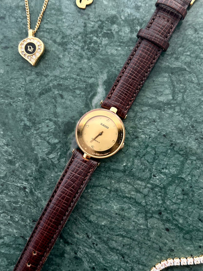 Rado Florence Petite Gold Champagne Dial Ladies Watch
