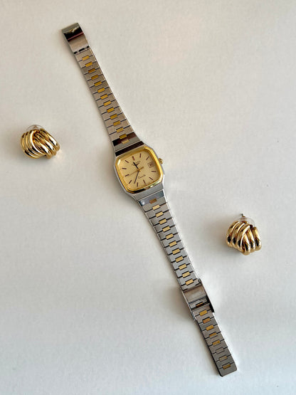 Longines Two Tone Octagonal Bracelet Women's Watch