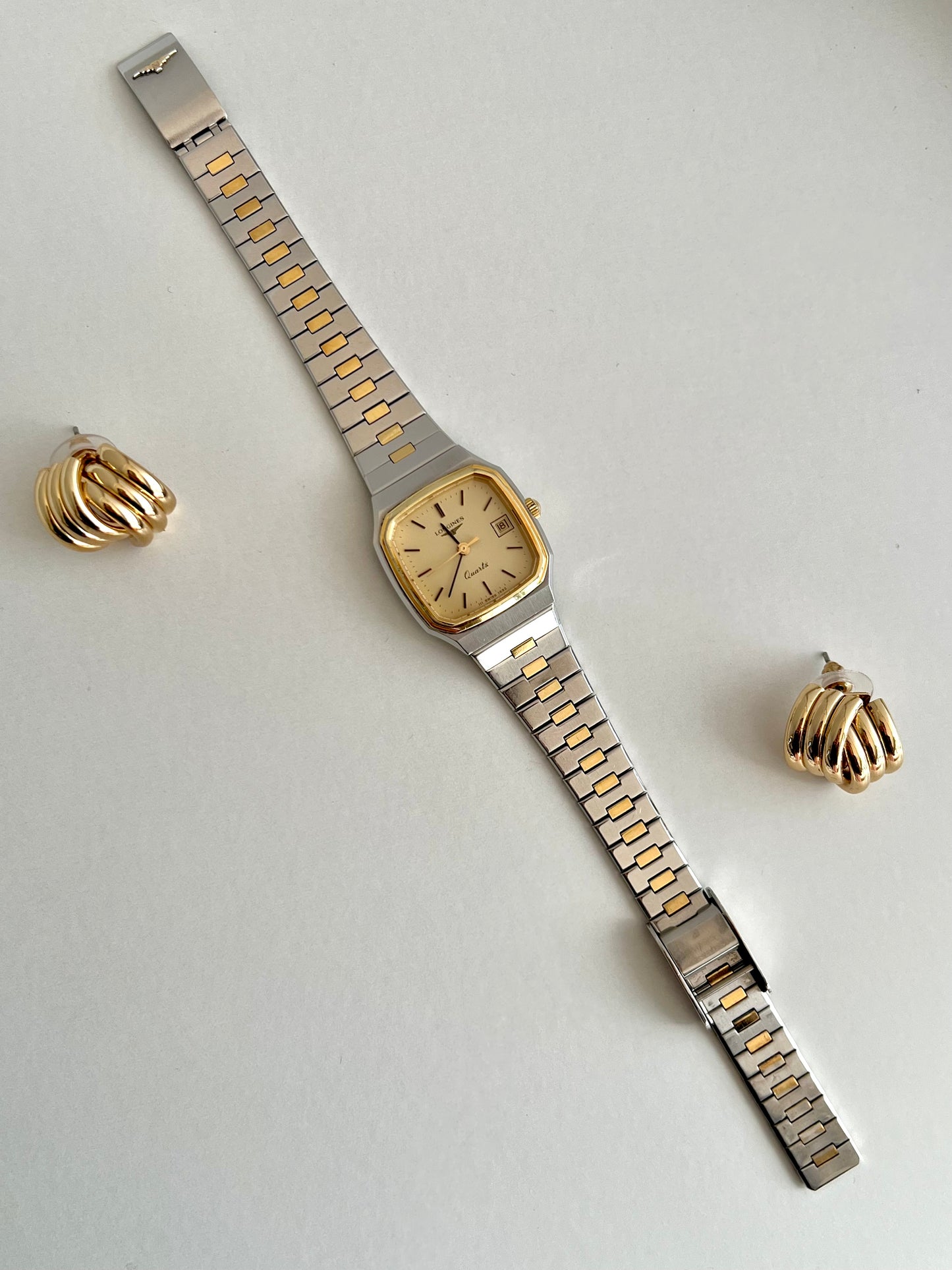 Longines Two Tone Octagonal Bracelet Women's Watch