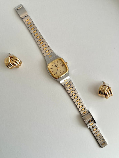 Longines Two Tone Octagonal Bracelet Women's Watch