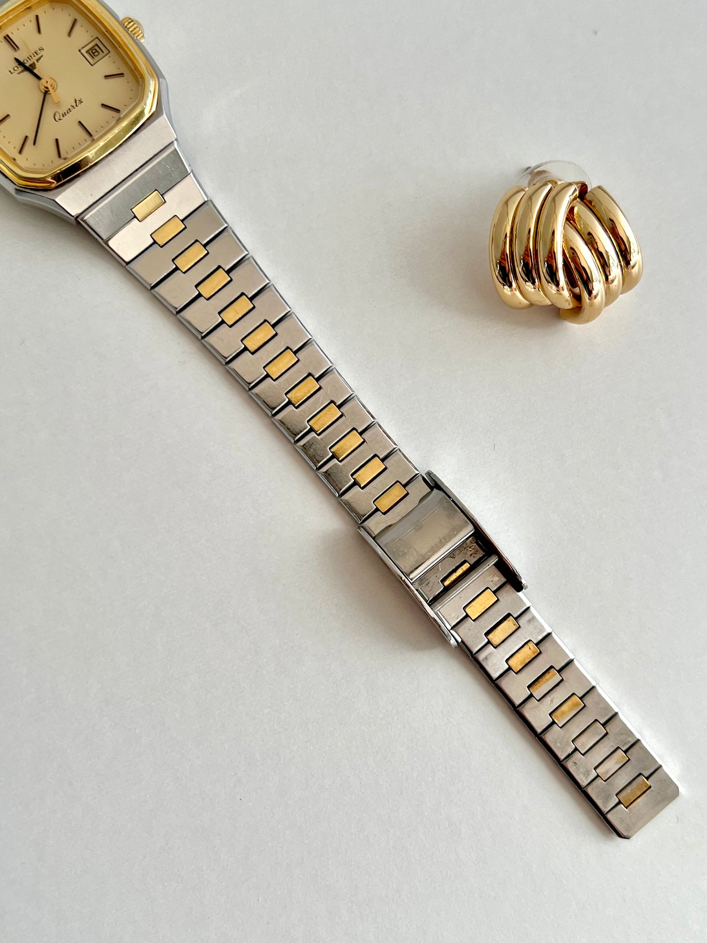 Longines Two Tone Octagonal Bracelet Women's Watch