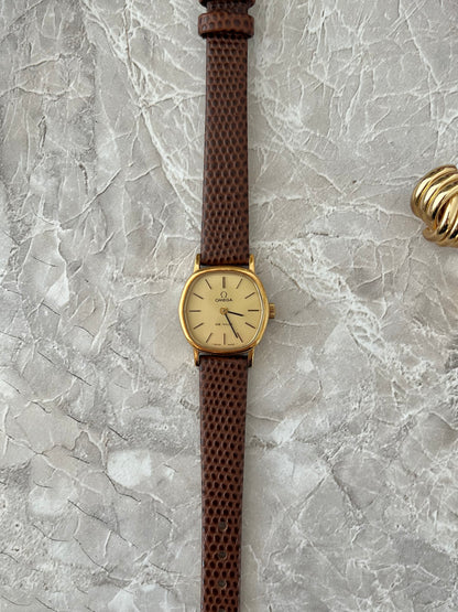Omega De Ville Cushion Case Woman's Watch