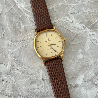 Omega De Ville Cushion Case Woman's Watch