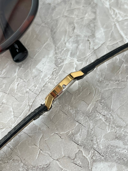 Omega De Ville Gold Tone Round Roman Numerals Women's Watch