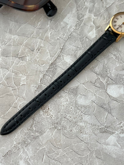 Omega De Ville Gold Tone Round Roman Numerals Women's Watch