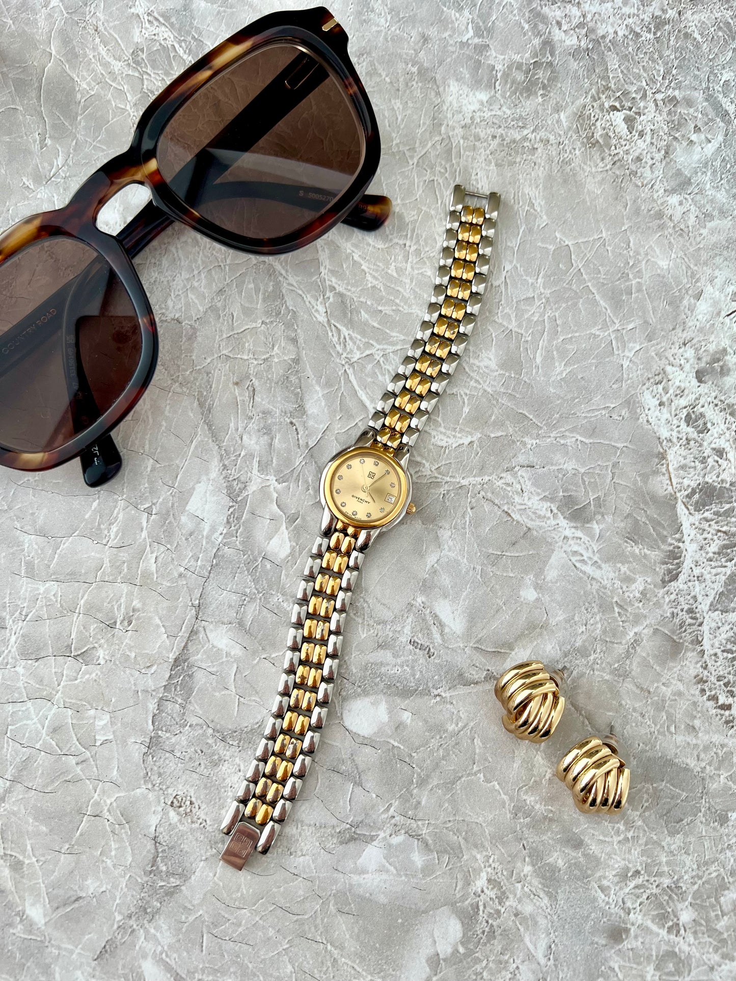 Givenchy Crystal Marker Two Tone Women’s Watch