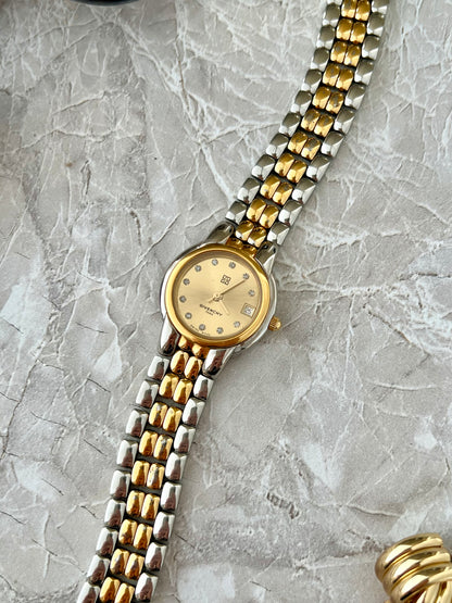 Givenchy Crystal Marker Two Tone Women’s Watch