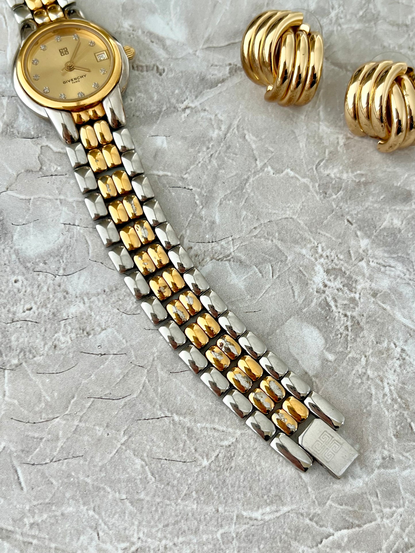 Givenchy Crystal Marker Two Tone Women’s Watch