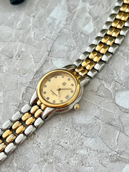 Givenchy Crystal Marker Two Tone Women’s Watch