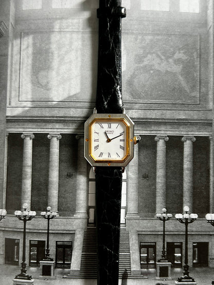 Seiko Two Tone Octagonal Woman's Watch