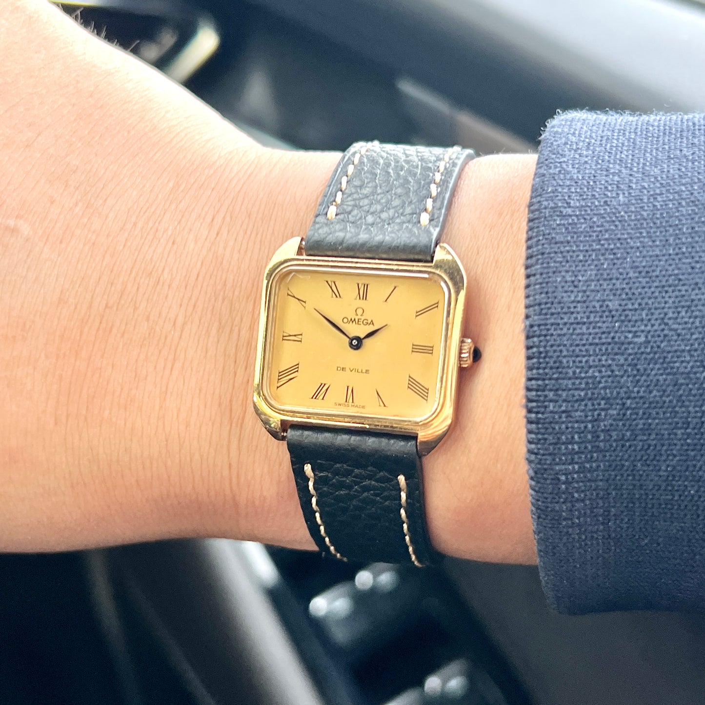 Omega De Ville Square Roman Dial Watch
