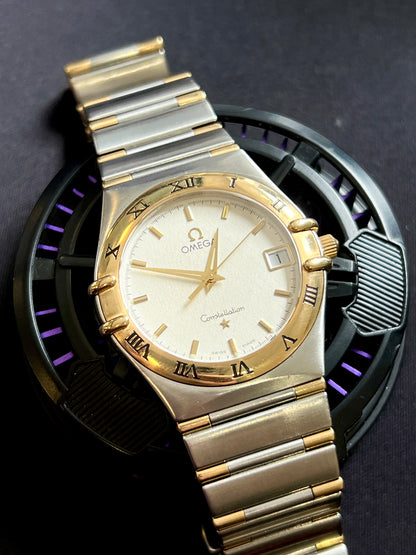 Omega Constellation Two Tone Watch 33mm