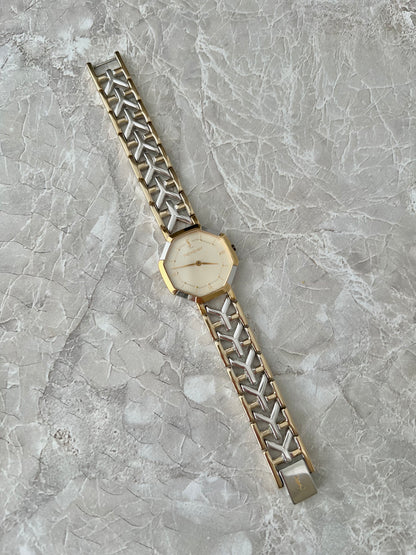 YSL Octagonal Y Link Two Toned Woman's Watch 28mm