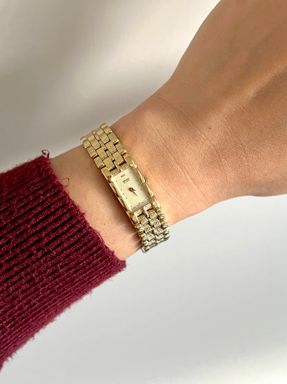 Seiko Gold Textured Bracelet Women's Watch